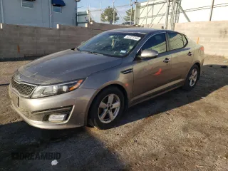 2015 Kia Optima LX z VIN 5XXGM4A70FG356610, wystawiony jako Copart lot #62323765 z przebiegiem 122 054 mil mil oraz Szkoda całkowita • Salvage title. Historia ofert i sprzedaży dostępna na DreamBid. Obrazek 1.