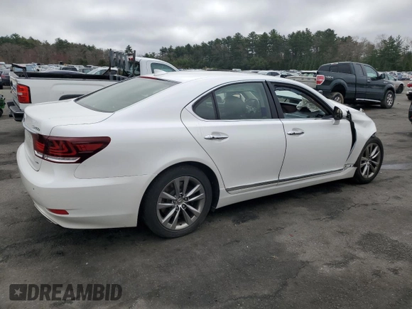 2016 Lexus LS 460 with VIN JTHCL5EF7G5026203, listed as a Copart auction lot 54129465 with 142,898 mi miles and Salvage title. Bid and sale history available at DreamBid. Image 3.