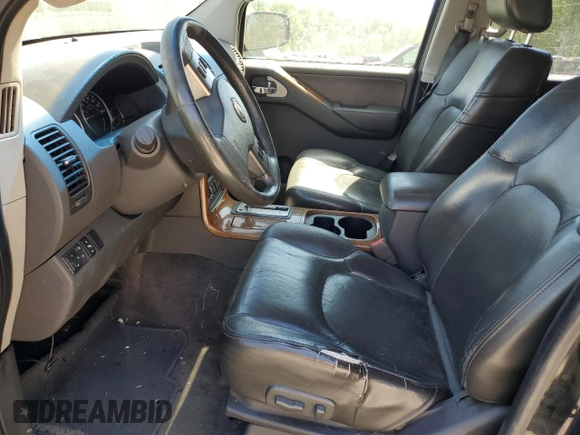 2006 Nissan Pathfinder SE с VIN 5N1AR18W26C643171, выставлен на аукционе Copart как лот 57484075 с пробегом Не указан миль и Списание • Salvage title. История ставок и продаж доступна на DreamBid. Изображение 7.