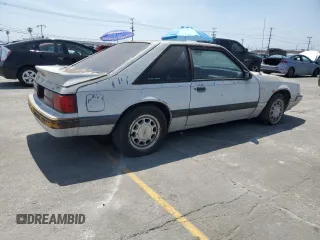 1988 Ford Mustang with VIN 1FABP41A6JF284130, listed as a Copart auction lot 60257045 with 38,867 mi miles and Clean title. Bid and sale history available at DreamBid. Image 3.