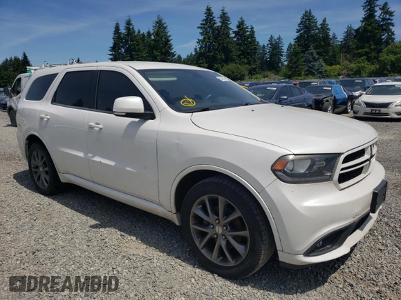 2017 Dodge Durango GT with VIN 1C4RDHDG7HC740821, listed as a Copart auction lot 59715545 with 145,050 mi miles and Clean title. Bid and sale history available at DreamBid. Image 4.