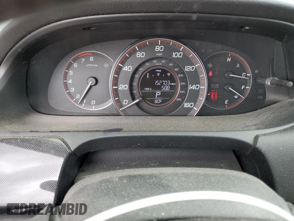 2014 Honda Accord Sport with VIN 1HGCR2F58EA191591, listed as a Copart auction lot 55064385 with 152,703 mi miles and Salvage Title. Bid and sale history available at DreamBid. Image 9.