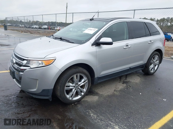 2012 Ford Edge Limited with VIN 2FMDK3K97CBA32533, listed as a IAAI auction lot 41846715 with 183,649 mi miles. Bid and sale history available at carsss.com. Image 2.