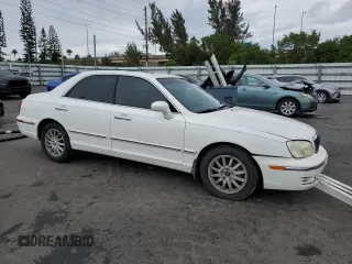 2005 Hyundai XG350 with VIN KMHFU45E55A381660, listed as a Copart auction lot 45804805 with 130,480 mi miles and Salvage Title. Bid and sale history available at carsss.com. Image 4.