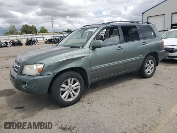 2007 Toyota Highlander w/3rd Row z VIN JTEEW21A970039487, wystawiony jako Copart lot #56884145 z przebiegiem Nie podano mil oraz Szkoda całkowita • Salvage title. Historia ofert i sprzedaży dostępna na DreamBid. Obrazek 1.