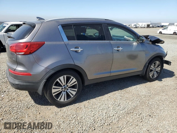 2016 Kia Sportage EX with VIN KNDPC3AC2G7816368, listed as a Copart auction lot 57690545 with 259,128 mi miles and Salvage title. Bid and sale history available at DreamBid. Image 3.