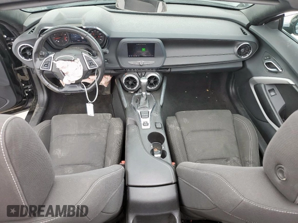 2023 Chevrolet Camaro 1LT with VIN 1G1FB3DX0P0148147, listed as a Copart auction lot 58852945 with 57,859 mi miles and Salvage title. Bid and sale history available at DreamBid. Image 8.