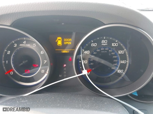 2008 Acura MDX Tech Pkg with VIN 2HNYD28398H519437, listed as a IAAI auction lot 41289430 with 135,561 mi miles. Bid and sale history available at carsss.com. Image 7.