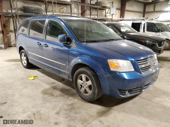 2010 Dodge Grand Caravan SXT with VIN 2D4RN5D14AR101531, listed as a Copart auction lot 42617595 with 238,350 mi miles and Salvage Title. Bid and sale history available at carsss.com. Image 4.