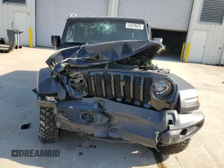 2021 Jeep Wrangler Unlimited Willys with VIN 1C4HJXDG4MW529583, listed as a Copart auction lot 53329625 with 119,697 mi miles and Salvage title. Bid and sale history available at DreamBid. Image 5.