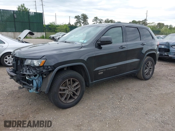 2016 Jeep Grand Cherokee Laredo z VIN 1C4RJFAG6GC475857, wystawiony jako IAAI lot #42311448 z przebiegiem 106 472 mil mil oraz . Historia ofert i sprzedaży dostępna na DreamBid. Obrazek 2.