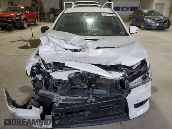2015 Mitsubishi Lancer Evolution GSR with VIN JA32W8FV0FU016272, listed as a Copart auction lot 50517395 with 89,318 mi miles and Salvage Title. Bid and sale history available at carsss.com. Image 5.
