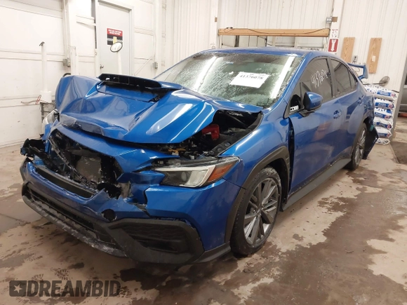 2024 Subaru WRX with VIN JF1VBAB62R9806864, listed as a IAAI auction lot 41376078 with 8,422 mi miles. Bid and sale history available at carsss.com. Image 6.