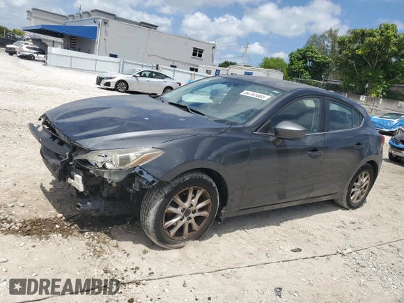 2014 Mazda 3 i Touring with VIN JM1BM1L76E1211443, listed as a Copart auction lot 54767085 with 148,388 mi miles and Salvage Title. Bid and sale history available at DreamBid. Image 1.