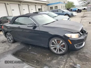 2016 BMW 2 Series 228i xDrive with VIN WBA1L9C55GV325194, listed as a Copart auction lot 72224004 with 134,063 mi miles and Salvage Title. Bid and sale history available at carsss.com. Image 4.