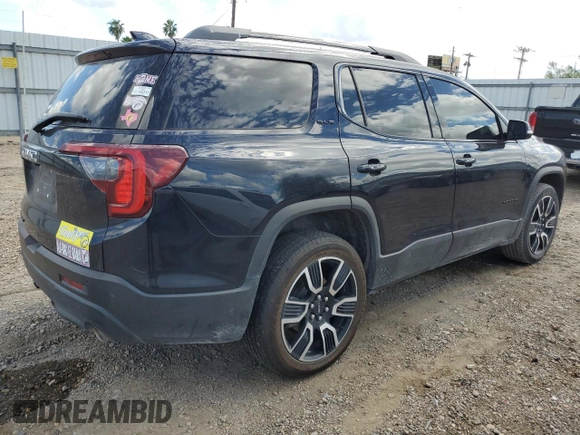 2021 GMC Acadia SLE with VIN 1GKKNKLA2MZ139157, listed as a Copart auction lot 77815924 with 73,008 mi miles and Salvage Title. Bid and sale history available at DreamBid. Image 3.