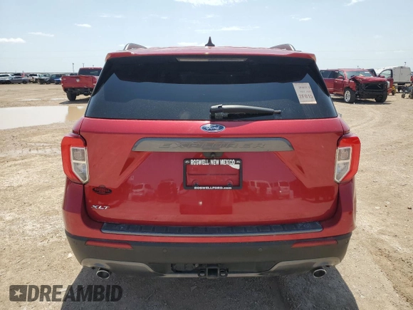 2021 Ford Explorer XLT with VIN 1FMSK7DH7MGA83088, listed as a Copart auction lot 54221255 with 107,489 mi miles and Clean Title. Bid and sale history available at carsss.com. Image 6.
