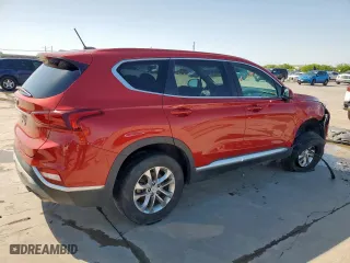 2019 Hyundai Santa Fe SE with VIN 5NMS23AD8KH077885, listed as a Copart auction lot 52036945 with 114,136 mi miles and Salvage Title. Bid and sale history available at carsss.com. Image 3.
