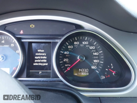 2013 Audi Q7 3.0T Premium Plus with VIN WA1LGAFE3DD015182, listed as a IAAI auction lot 42047442 with 113,003 mi miles. Bid and sale history available at carsss.com. Image 7.