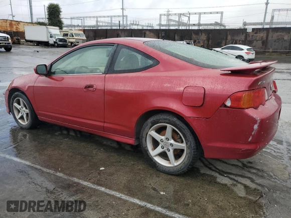 2002 Acura RSX Type S with VIN JH4DC53022C001166, listed as a Copart auction lot 48972465 with 165,209 mi miles and Clean Title. Bid and sale history available at carsss.com. Image 2.