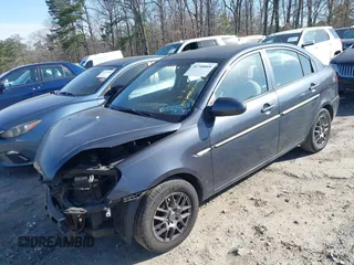 2009 Hyundai Accent Auto GLS with VIN KMHCN46C79U286647, listed as a IAAI auction lot 41748009 with 154,492 mi miles. Bid and sale history available at carsss.com. Image 2.