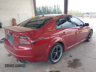 2008 Acura TL Type-S with VIN 19UUA76508A011856, listed as a IAAI auction lot 42029404 with 143,185 mi miles. Bid and sale history available at carsss.com. Image 4.