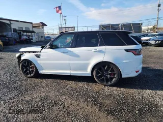 2022 Land Rover Range Rover Sport SVR with VIN SALWZ2RE8NA799997, listed as a Copart auction lot 44576385 with 50,379 mi miles and Salvage Title. Bid and sale history available at DreamBid. Image 13.