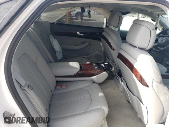 2013 Audi A8 L 3.0L with VIN WAURGAFD8DN012566, listed as a Copart auction lot 42654125 with 84,315 mi miles and Salvage Title. Bid and sale history available at carsss.com. Image 10.