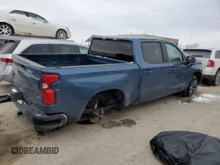 2024 Chevrolet Silverado 1500 RST with VIN 1GCUDEED3RZ143256, listed as a Copart auction lot 45406355 with 12,391 mi miles and Salvage Title. Bid and sale history available at carsss.com. Image 3.
