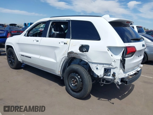 2021 Jeep Grand Cherokee Laredo E with VIN 1C4RJEAG2MC785168, listed as a IAAI auction lot 42115460 with 64,036 mi miles and . Bid and sale history available at DreamBid. Image 3.