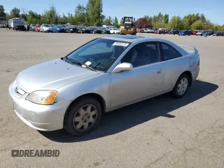 2001 Honda Civic EX with VIN 1HGEM22901L121310, listed as a Copart auction lot 54060515 with 200,973 mi miles and Clean Title. Bid and sale history available at carsss.com. Image 1.