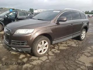 2014 Audi Q7 3.0T Premium with VIN WA1CGAFE5ED002578, listed as a Copart auction lot 65408924 with 99,000 mi miles and Salvage Title. Bid and sale history available at carsss.com. Image 1.
