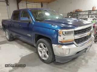 2017 Chevrolet Silverado 1500 LT with VIN 3GCPCREH6HG505606, listed as a IAAI auction lot 41707599 with 185,248 mi miles. Bid and sale history available at carsss.com. Image 1.