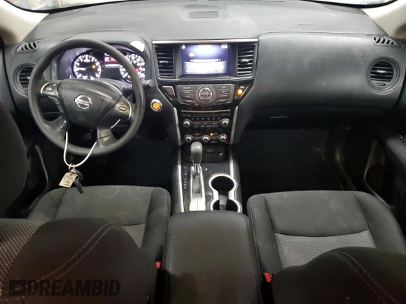 2020 Nissan Pathfinder S z VIN 5N1DR2AN0LC629690, wystawiony jako Copart lot #89143465 z przebiegiem 49 442 mil mil oraz Szkoda całkowita • Salvage title. Historia ofert i sprzedaży dostępna na DreamBid. Obrazek 8.