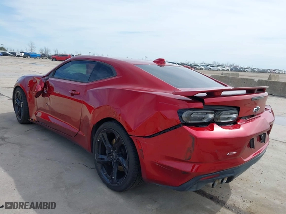 2021 Chevrolet Camaro 2SS with VIN 1G1FH1R7XM0125773, listed as a IAAI auction lot 41667537 with 27,000 mi miles. Bid and sale history available at carsss.com. Image 3.