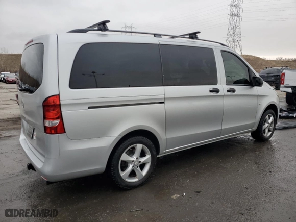2016 Mercedes-Benz Metris Passenger Van with VIN WD4PG2EE6G3107272, listed as a Copart auction lot 48380485 with NaN miles and Salvage Title. Bid and sale history available at carsss.com. Image 3.