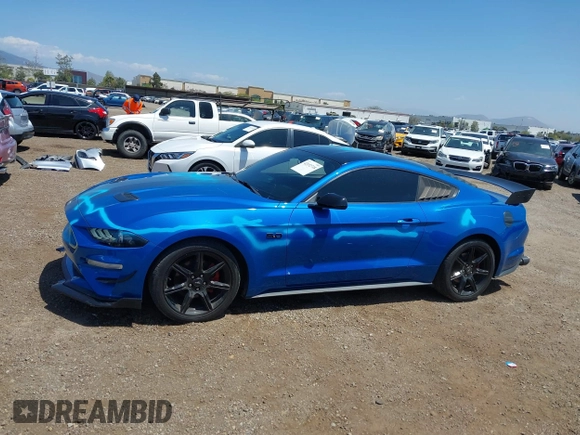 2020 Ford Mustang EcoBoost with VIN 1FA6P8TH3L5133922, listed as a IAAI auction lot 42152718 with 49,809 mi miles. Bid and sale history available at carsss.com. Image 15.