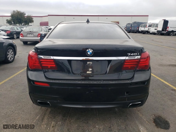 2015 BMW 7 Series 740i with VIN WBAYA6C50FGK16616, listed as a Copart auction lot 74849944 with 125,352 mi miles and Salvage Title. Bid and sale history available at carsss.com. Image 6.