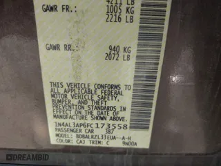 2015 Nissan Altima 2.5 S with VIN 1N4AL3AP6FC173558, listed as a IAAI auction lot 41508724 with 215,182 mi miles. Bid and sale history available at carsss.com. Image 9.