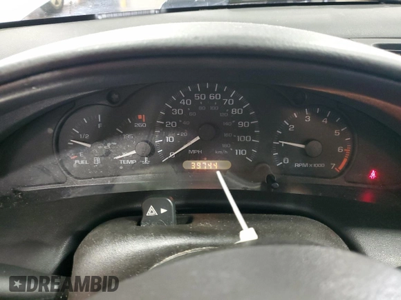 2004 Chevrolet Cavalier with VIN 1G1JC52F847142712, listed as a Copart auction lot 53798765 with 39,744 mi miles and Salvage Title. Bid and sale history available at DreamBid. Image 9.