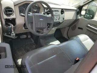 2010 Ford F-250 XL with VIN 1FTNF2B51AEA11666, listed as a Copart auction lot 53383055 with 79,920 mi miles and Salvage title. Bid and sale history available at DreamBid. Image 8.
