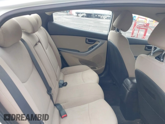 2015 Hyundai Elantra SE with VIN 5NPDH4AE0FH561046, listed as a IAAI auction lot 42196128 with 106,200 mi miles and . Bid and sale history available at DreamBid. Image 8.