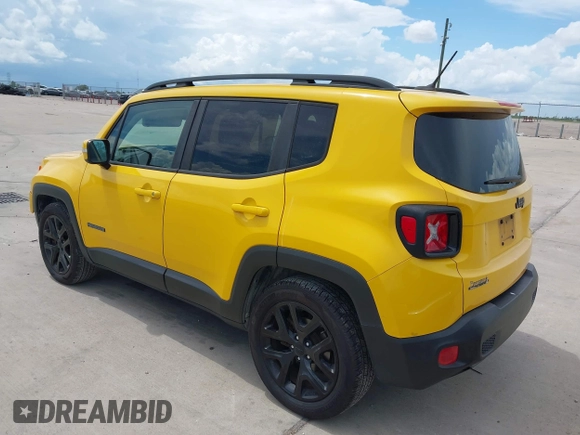 2017 Jeep Renegade Latitude with VIN ZACCJABB9HPG35478, listed as a IAAI auction lot 42576406 with 95,518 mi miles and . Bid and sale history available at DreamBid. Image 3.