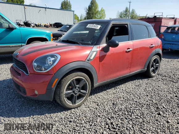 2013 MINI Countryman S z VIN WMWZC3C55DWP20563, wystawiony jako Copart lot #55493605 z przebiegiem 110 672 mil mil oraz Szkoda całkowita • Salvage title. Historia ofert i sprzedaży dostępna na DreamBid. Obrazek 1.