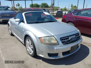 2005 Audi TT with VIN TRUUF28N551003303, listed as a IAAI auction lot 42697103 with 179,087 mi miles and . Bid and sale history available at DreamBid. Image 1.
