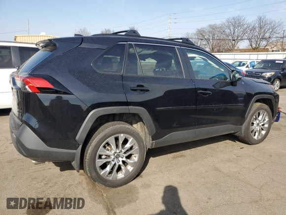 2024 Toyota RAV4 XLE Premium with VIN 2T3A1RFV5RW495698, listed as a Copart auction lot 48661985 with 4,343 mi miles and Salvage Title. Bid and sale history available at carsss.com. Image 3.
