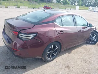 2024 Nissan Sentra SV with VIN 3N1AB8CV5RY272781, listed as a IAAI auction lot 42531441 with 18,971 mi miles and . Bid and sale history available at DreamBid. Image 4.
