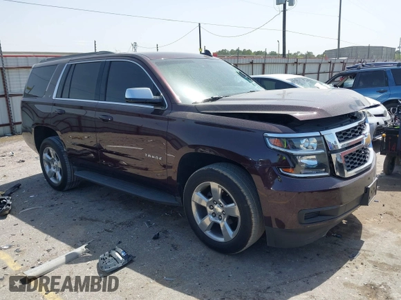 2017 Chevrolet Tahoe LT with VIN 1GNSCBKC7HR341235, listed as a IAAI auction lot 41827553 with Not provided miles and . Bid and sale history available at DreamBid. Image 1.