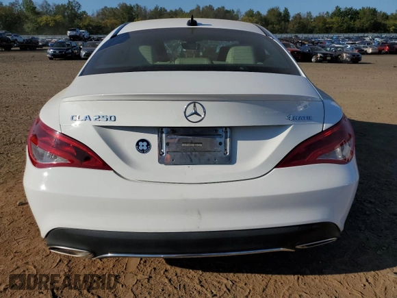 2018 Mercedes-Benz CLA 250 with VIN WDDSJ4GB8JN633067, listed as a Copart auction lot 70597903 with 46,381 mi miles and . Bid and sale history available at DreamBid. Image 6.