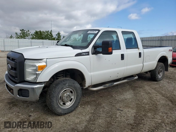 2014 Ford F-350 Platinum with VIN 1FT8W3B6XEEA11618, listed as a Copart auction lot 56959635 with 330,235 mi miles and Salvage title. Bid and sale history available at DreamBid. Image 1.
